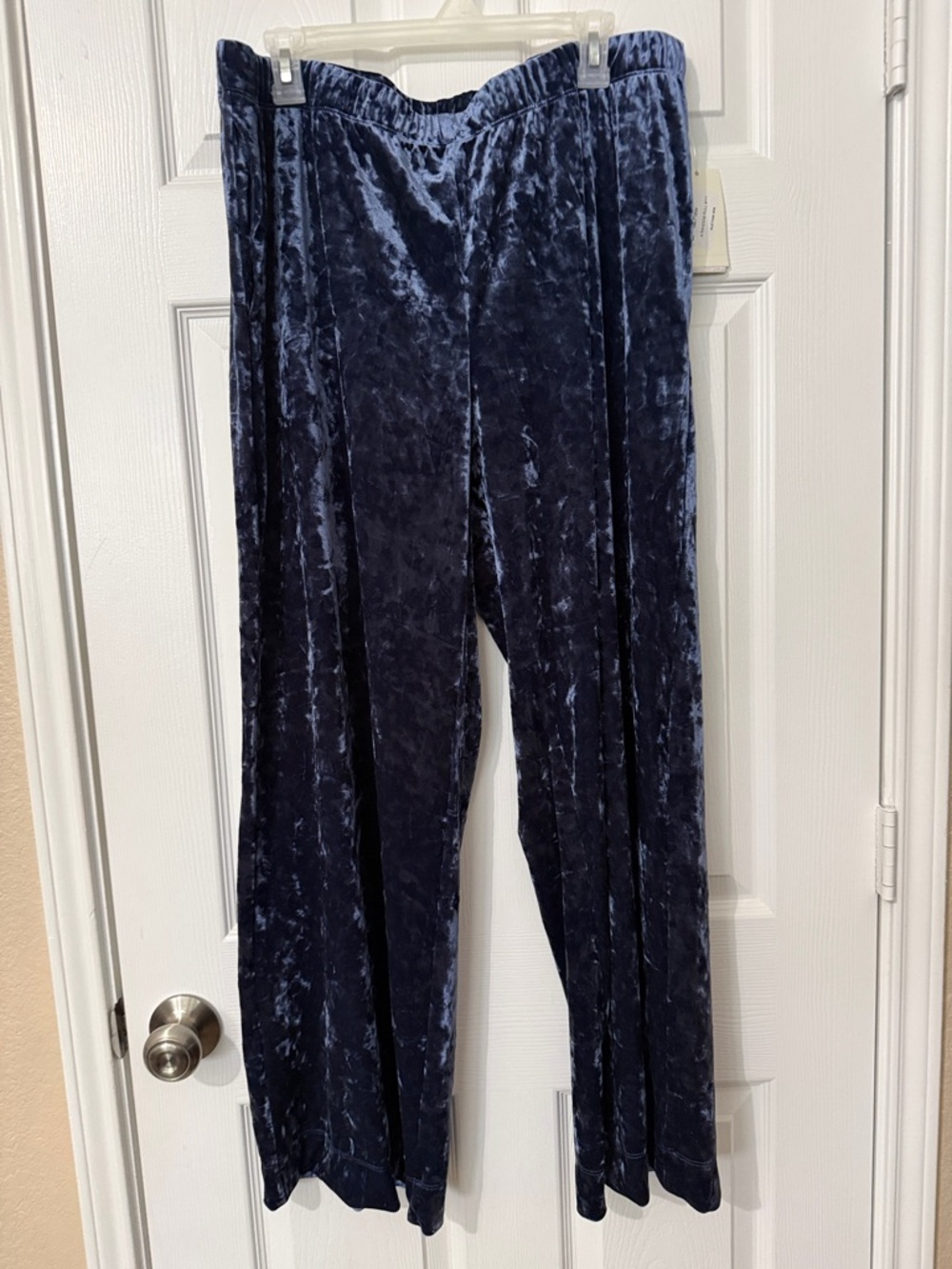a new day Velvet Pants in Navy Blue